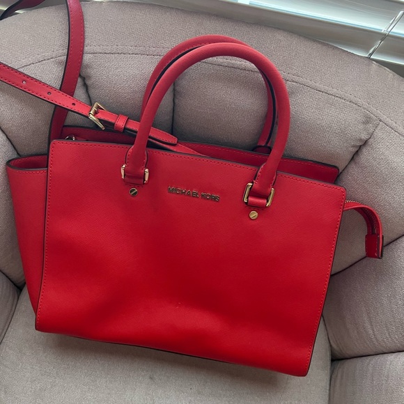 Coral/orange tote from Kate Spade - Picture 2 of 6
